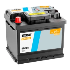 Акумулятор EXIDE Excell 6СТ-50Ah Аз (EB501)