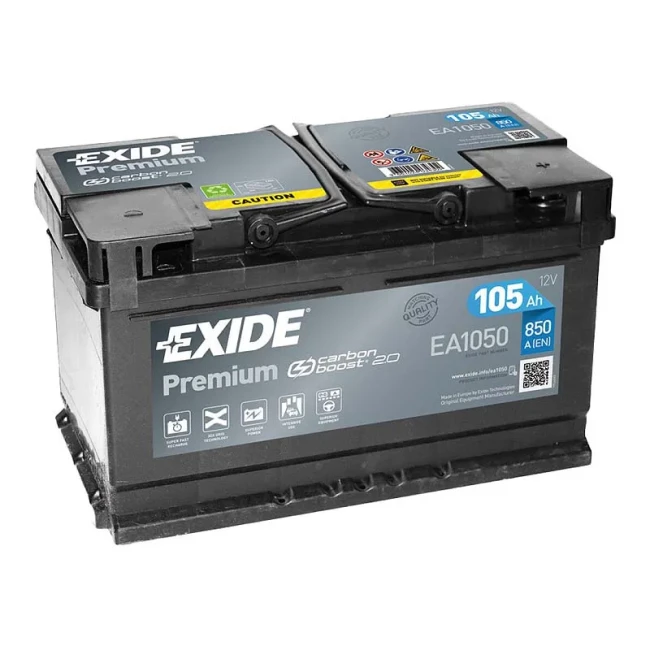 Автомобильный аккумулятор EXIDE Premium 6СТ-105Ah АзЕ (EA1050)