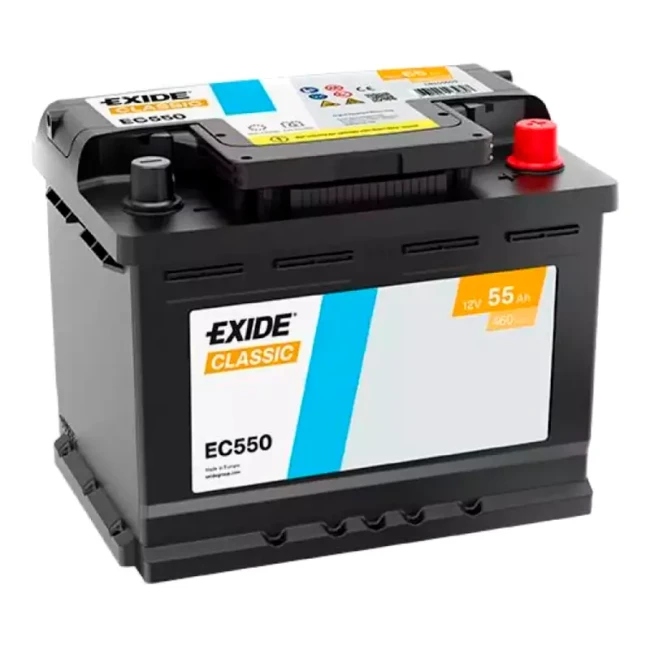 Автомобильный аккумулятор EXIDE Classic 6СТ-55Ah АзЕ (EC550)