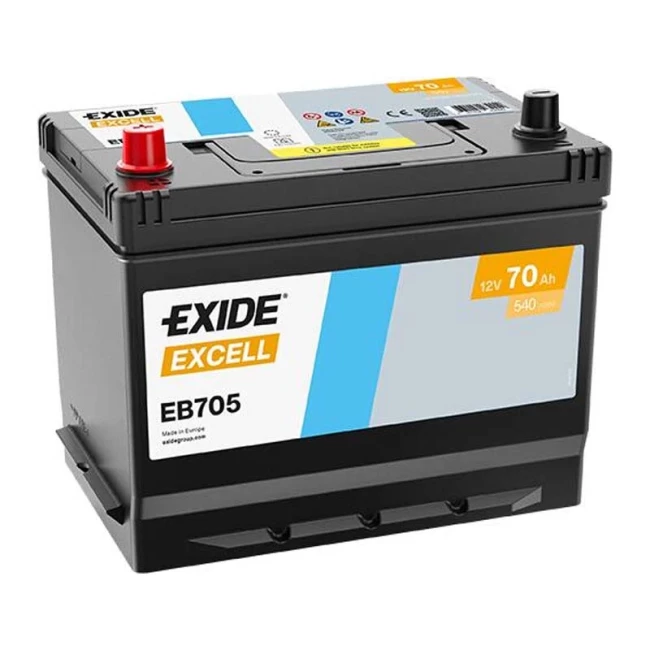 Автомобільний акумулятор EXIDE Excell 6СТ-70Ah Аз (EB705)