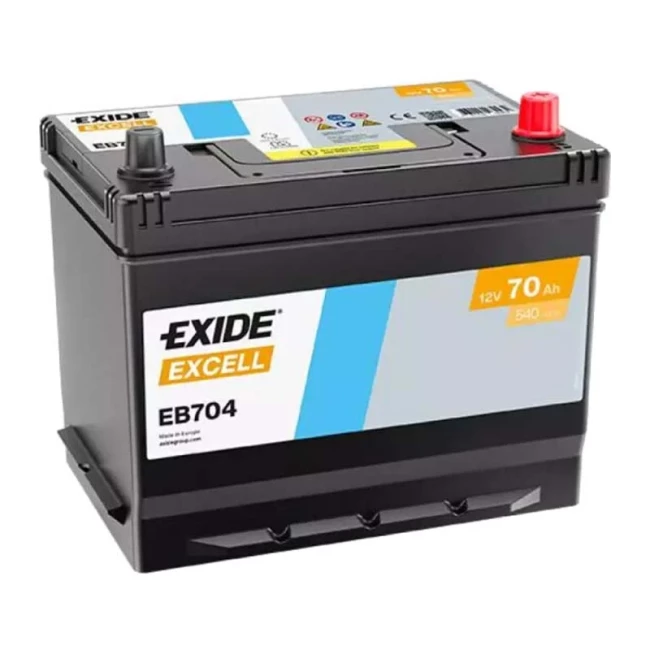 Автомобильный аккумулятор EXIDE Excell 6СТ-70Ah АзЕ (EB704)