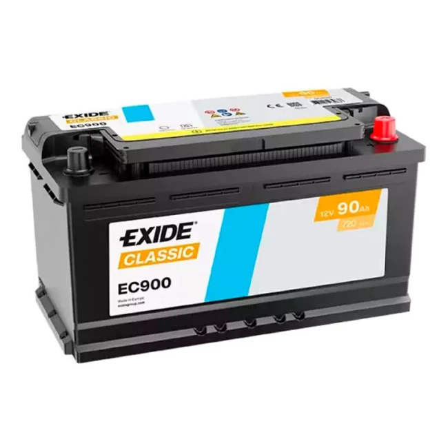 Автомобильный аккумулятор EXIDE Classic 6СТ-90Ah АзЕ (EC900)