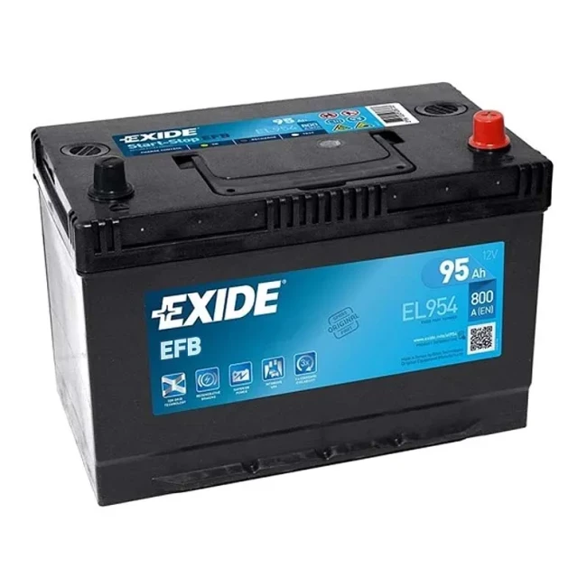 Автомобильный аккумулятор EXIDE EFB 6СТ-95Ah Start-Stop АзЕ (EL954)