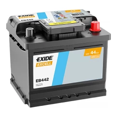 Автомобильный аккумулятор EXIDE Excell 6СТ-44Ah АзЕ 420A (EN) EB442 (76208)