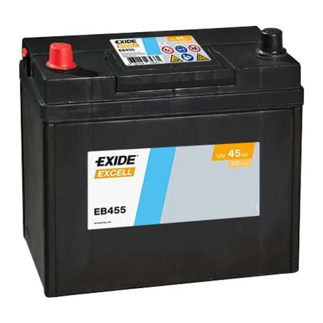 Автомобільний акумулятор EXIDE Excell 6СТ-45Ah Asia Аз (EB455)