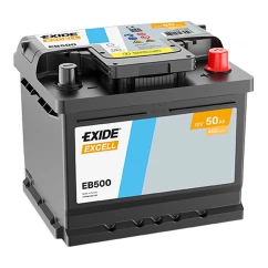 Автомобильный аккумулятор EXIDE Excell 6СТ-50Ah АзЕ 450A (EN) EB500 (76226)