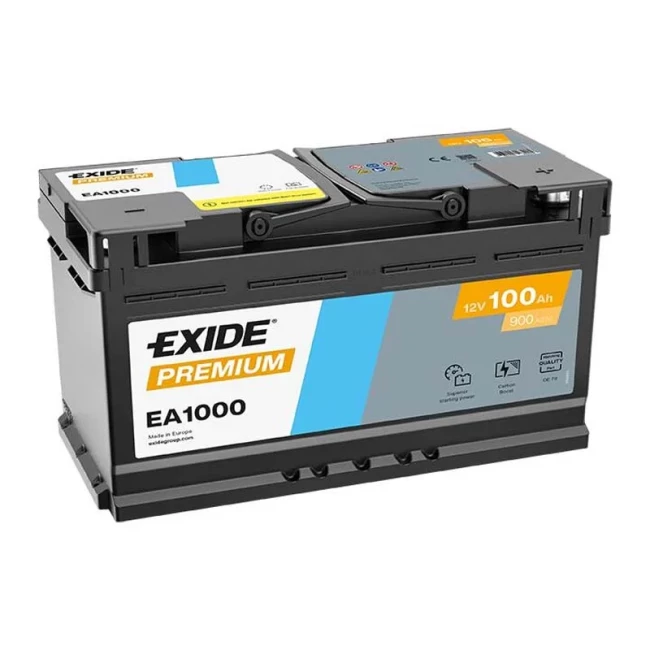 Автомобильный аккумулятор EXIDE Premium 6СТ-100Ah АзЕ (EA1000)