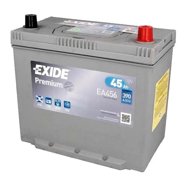 Автомобильный аккумулятор EXIDE Premium 6СТ-45Ah АзЕ (EA456)