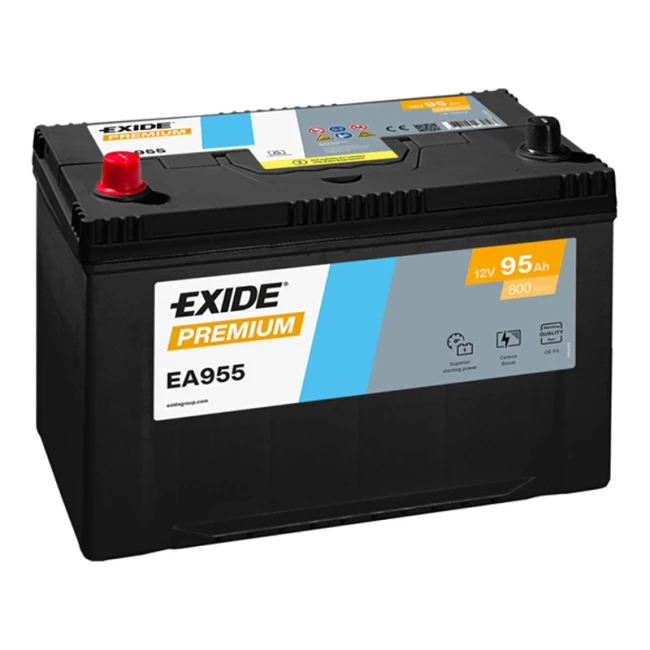 Автомобільний акумулятор EXIDE Premium 6СТ-95Ah Asia Аз (EA955)
