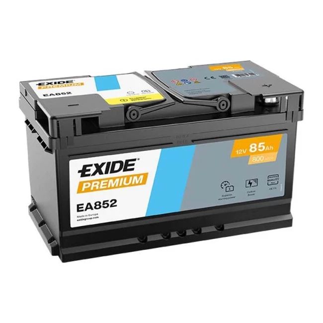 Автомобильный аккумулятор EXIDE Premium 6СТ-85Ah АзЕ (EA852)