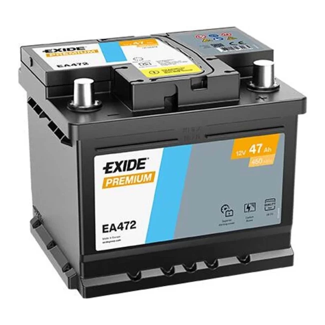Автомобильный аккумулятор EXIDE Premium 6СТ-47Ah АзЕ (EA472)