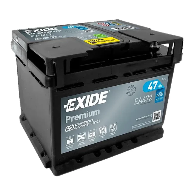 Автомобильный аккумулятор EXIDE Premium 6СТ-47Ah АзЕ (EA472)
