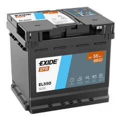 Автомобільний акумулятор EXIDE Start-Stop EFB 6СТ-55Ah АзЕ 480A (EN) EL550 (75999)