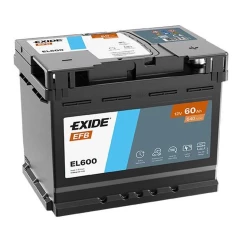 Автомобільний акумулятор EXIDE Start-Stop EFB 6СТ-60Ah АЗЕ 640A (EN) EL600 (76019)