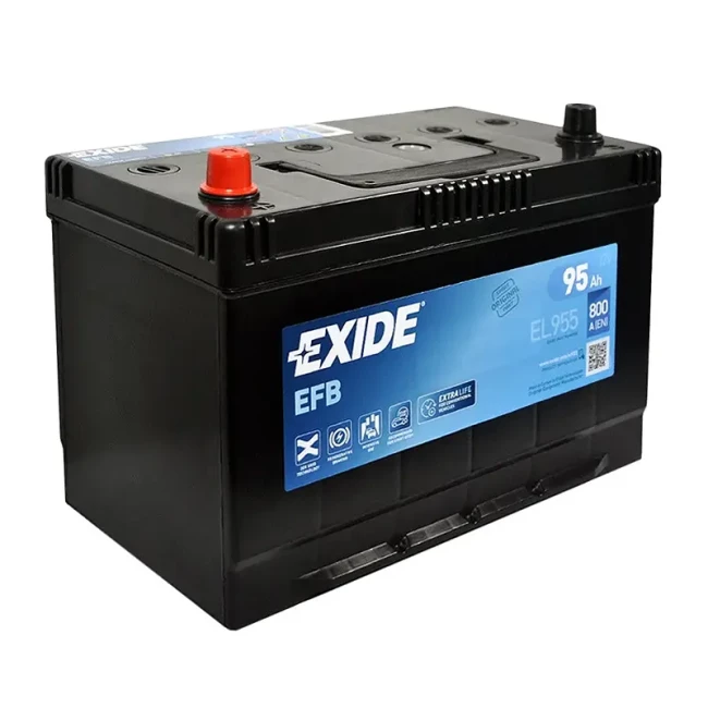 Автомобильный аккумулятор EXIDE EFB 6СТ-95Ah Start-Stop Asia Аз (EL955)