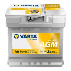 Автомобільний акумулятор VARTA 6CT-50 AGM 550901054 Silver Dynamic (A9)