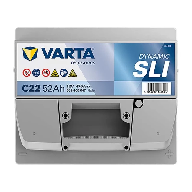 Автомобильный аккумулятор VARTA Blue Dynamic C22 6CT-52Ah АзЕ (552400047)