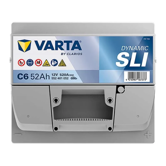 Автомобільний акумулятор VARTA Silver Dynamic C6 6CT-52Ah АзЕ (552401052)