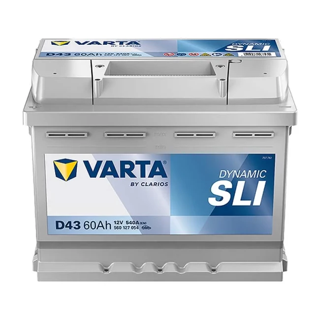 Автомобильный аккумулятор VARTA Blue Dynamic D43 6CT-60Ah Аз (560127054)