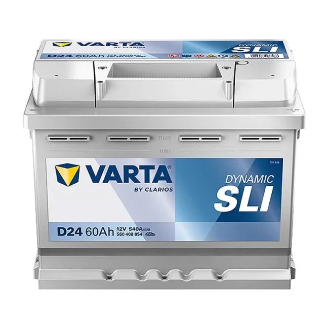 Автомобильный аккумулятор VARTA Blue Dynamic D24 6CT-60Ah АзЕ (560408054) Автомобильный аккумулятор VARTA Blue Dynamic D24 6CT-60Ah АзЕ (560408054)