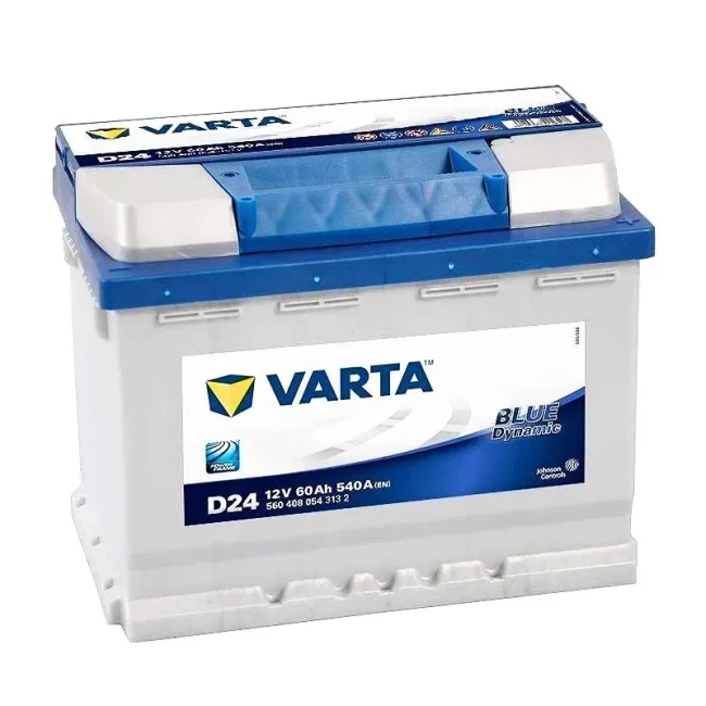 Автомобильный аккумулятор VARTA Blue Dynamic D24 6CT-60Ah АзЕ (560408054)