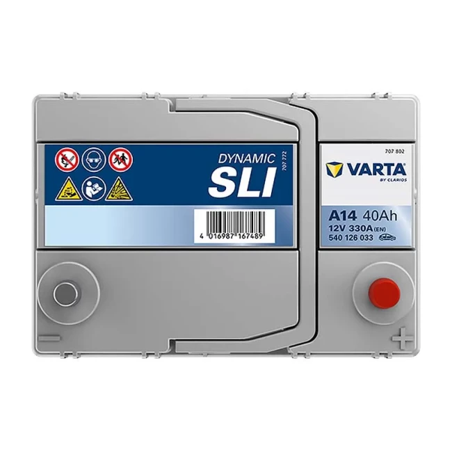 Автомобільний акумулятор VARTA Blue Dynamic A14 6CT-40Ah Asia АзЕ (540126033)