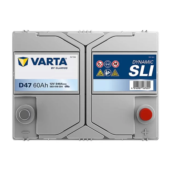 Автомобільний акумулятор VARTA Blue Dynamic D47 6CT-60Ah Asia АзЕ (560410054)