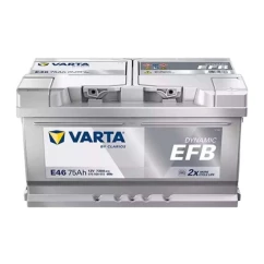 Автомобильный аккумулятор VARTA Blue Dynamic EFB E46 6СТ-75Ah АзЕ (-/+)