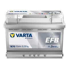 Автомобильный аккумулятор Varta START & STOP EFB 6CT-70Ah АзЕ (N70) (VA570500076)