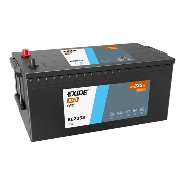 Грузовой аккумулятор EXIDE StrongPRO EFB+ 6СТ-235Ah Аз (EE2353)