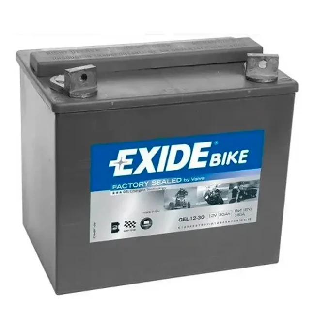 Мото аккумулятор EXIDE Gel 6СТ-30Ah Аз (GEL12-30)