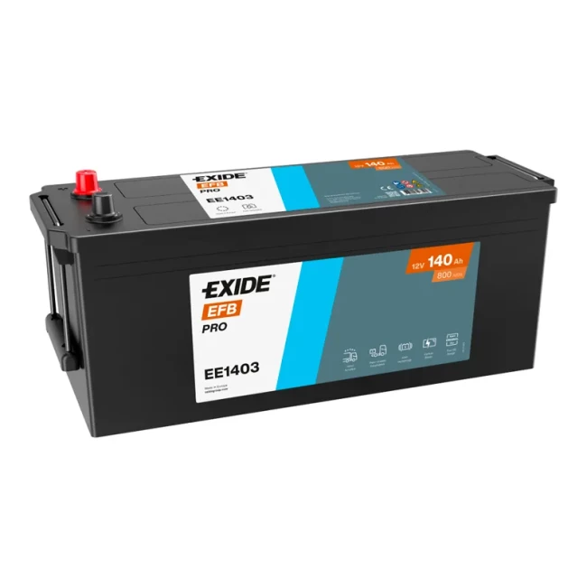 Грузовой аккумулятор EXIDE EFB 6СТ-140Аh Аз (EE1403)
