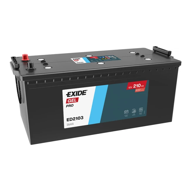 Грузовой аккумулятор EXIDE ENDURANCE+PRO GEL 6СТ-210Ah Аз (ED2103)