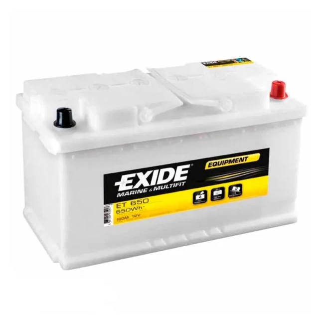 Автомобильный аккумулятор EXIDE 6СТ-100Ah АзЕ (ET650)