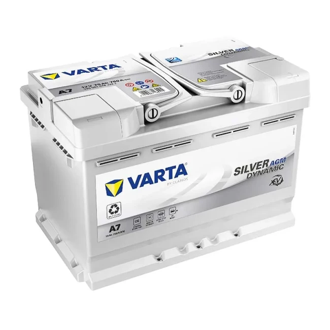 Автомобільний акумулятор VARTA Silver Dynamic AGM A7/E39 6CT-70Ah АзЕ (570901076)