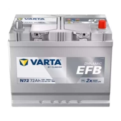 Автомобильный аккумулятор Varta Blue Dynamic EFB Start-Stop 6CT -72Ah (0) ASIA N72 760А (572501076)