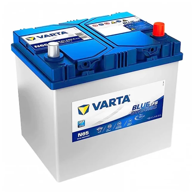Автомобильный аккумулятор VARTA Blue Dynamic EFB N65 6CT-65Ah Asia АзЕ (565501065)