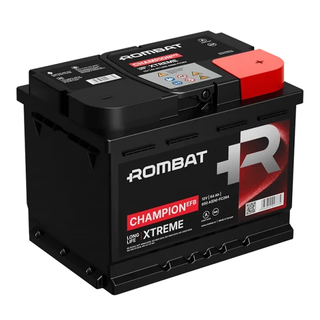 Автомобільний акумулятор ROMBAT Champion 6CT-64Ah EFB АзЕ (FC264)