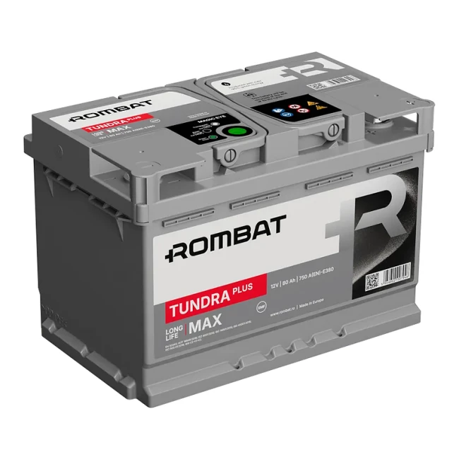 Автомобільний акумулятор ROMBAT Tundra Plus 6CT-80Ah АзЕ (E380)