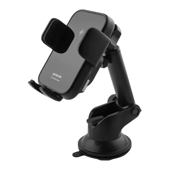Автомобильный держатель Proove Triple Clamp 15W Black (479210001/WHTC15010001)