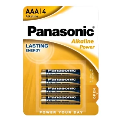 Батарейка Panasonic ALKALINE POWER щелочные AAA 4шт (LR03REB/4BPR)