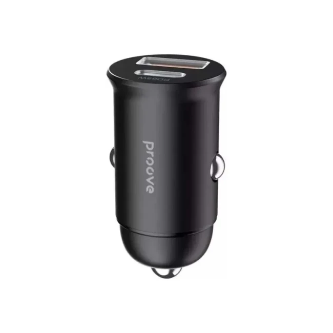Автомобільний зарядний пристрій Proove Tiny Power 65W (USB+Type-C) Black (ACTP65110001)