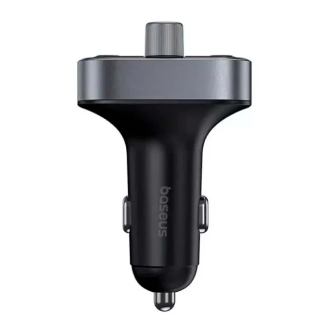 FM-трансмітер Baseus Launcher S-09 Pro 35W Type-C+2USB чорний (C10762200113-00/542770001)