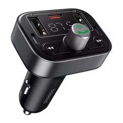 FM-трансмиттер Baseus Launcher S-09 Pro 35W Type-C+2USB чорный