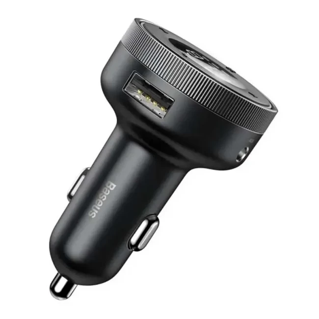 FM-трансмітер модулятор Baseus Launcher Enjoy 17W 2USB чорний (CCLH-01/323660001)