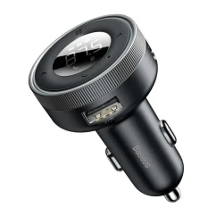 FM-трансмиттер модулятор Baseus Launcher Enjoy 17W 2USB чорный