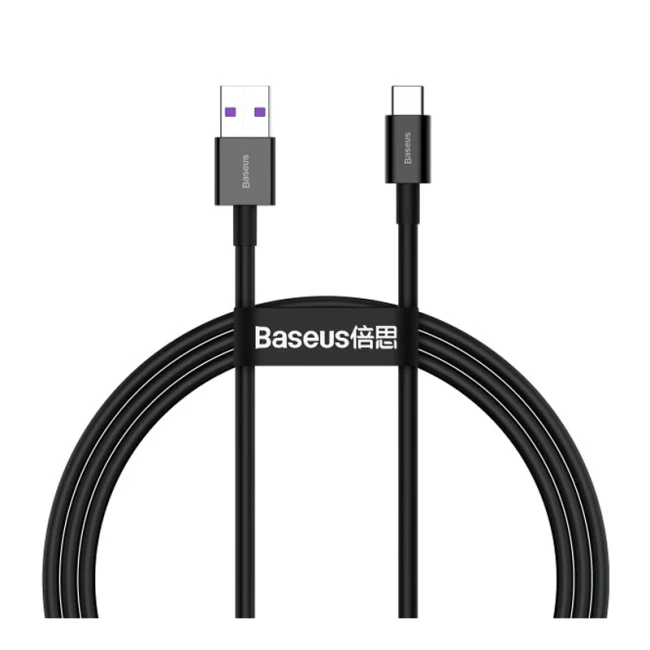 Кабель Baseus USB to Type-C 66W 1m черный (CATYS-01) Кабель Baseus USB to Type-C 66W 1m черный (CATYS-01)
