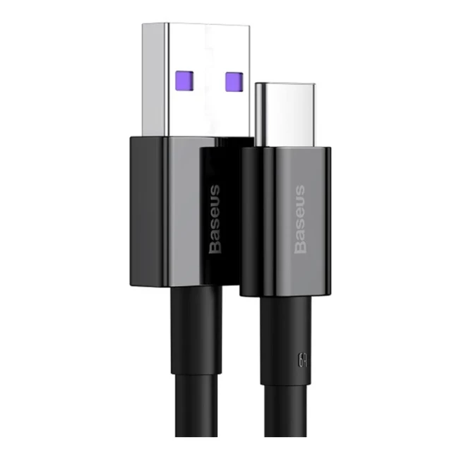 Кабель Baseus USB to Type-C 66W 1m черный (CATYS-01)