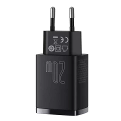 Зарядний пристрій Baseus 20W U+C QC чорний