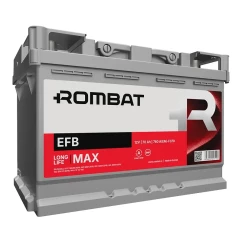 Автомобильный аккумулятор ROMBAT EFB 6CT-70Ah АзЕ (-/+)